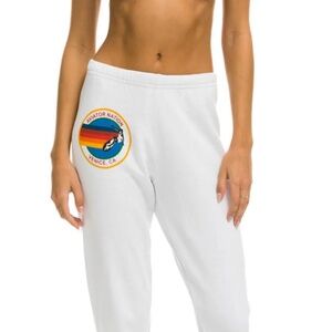 Aviator Nation White Sweatpants